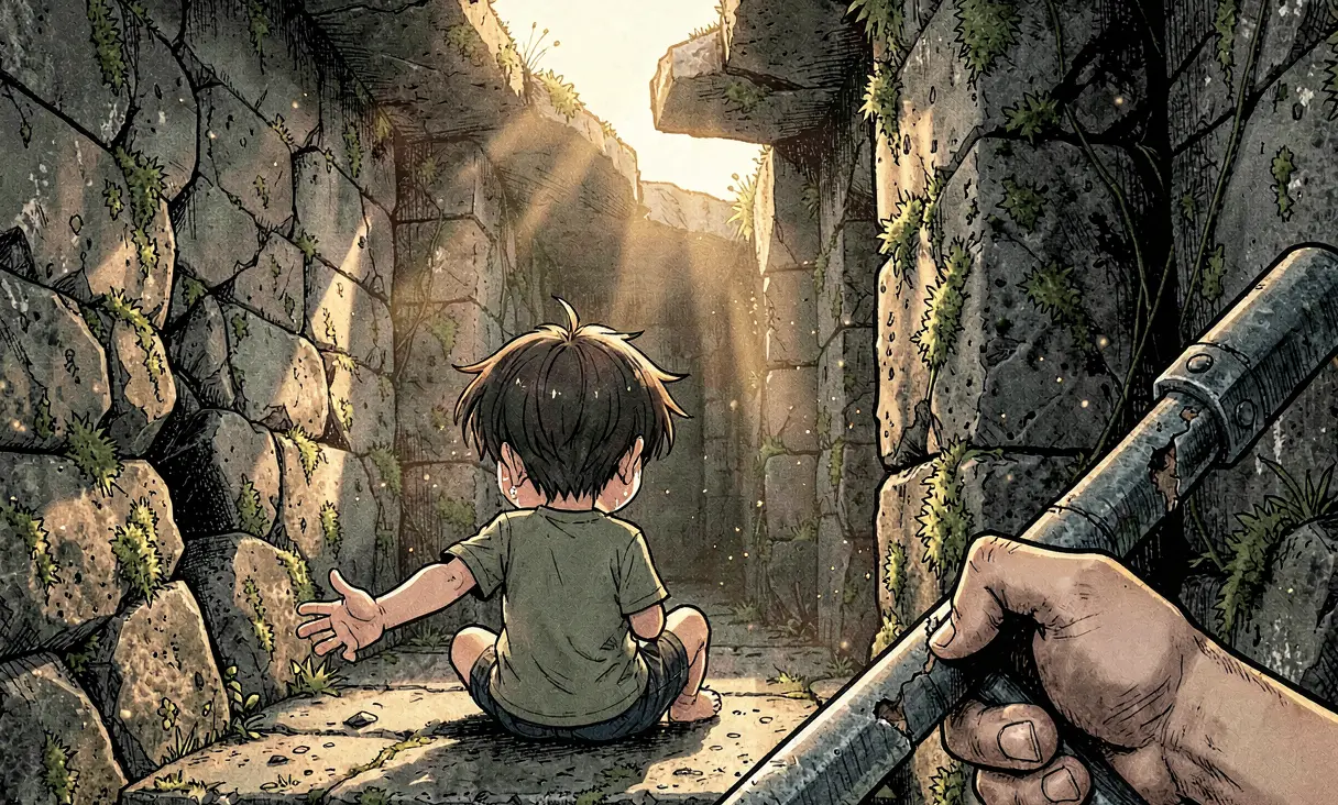 The Child Shadow Encounter in the Ruins