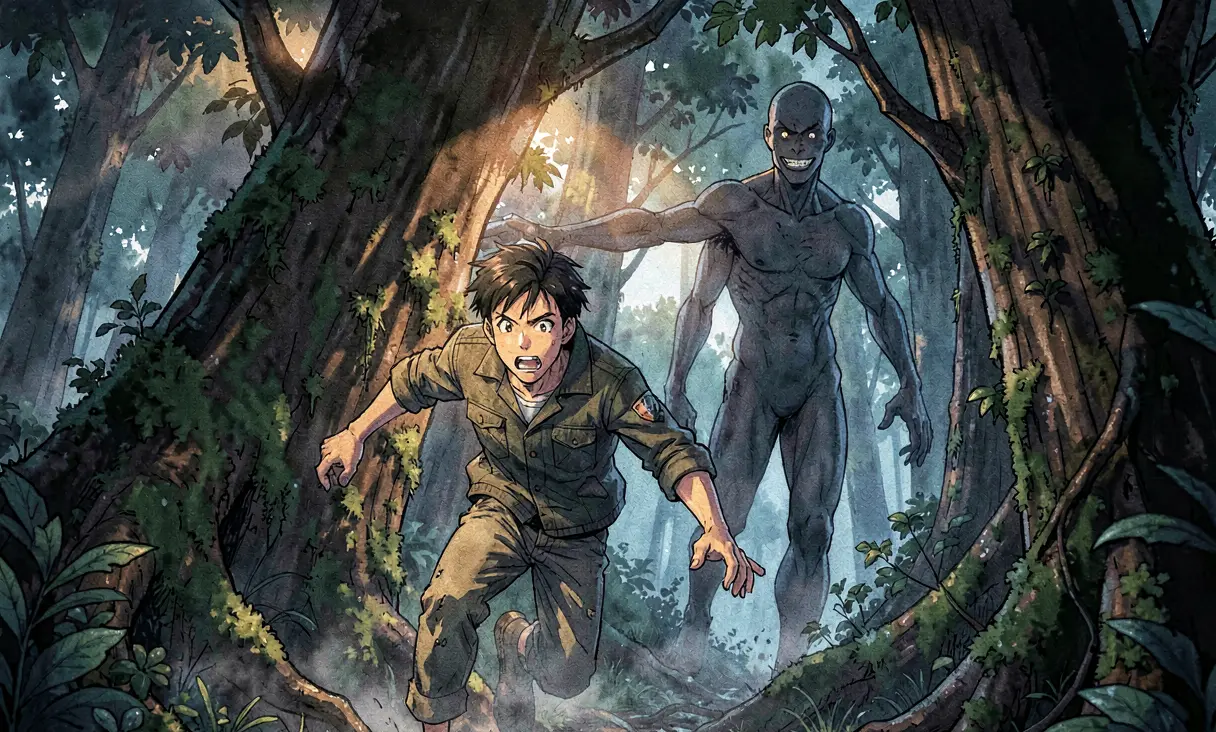 The Forest Chase and Shadow Mimic Trap